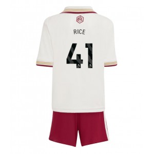 Fotbalové Dres Arsenal Declan Rice #41 Dětské Třetí Oblečení 2025-26 Krátký Rukáv (+ trenýrky)